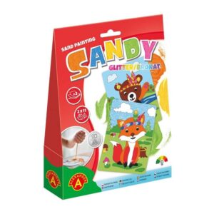 Knutselset zand- Sandy Glitter Fox & Bear