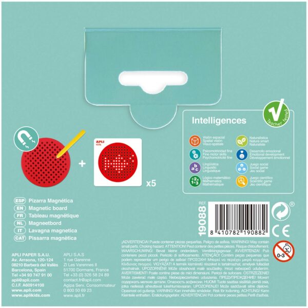 APLI -Magneetbord Rond Mini - Afbeelding 2