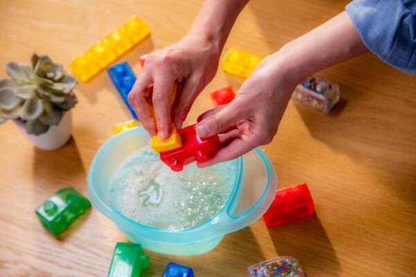 Goliath - Jelly Blox - sensorische stapelblokken - Afbeelding 6
